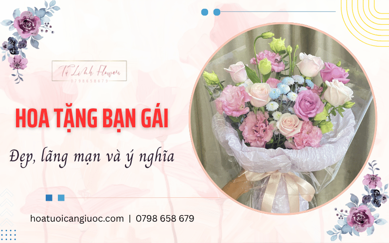 hoa tặng bạn gái