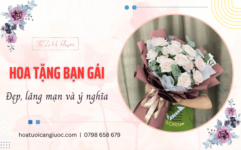 hoa tặng bạn gái