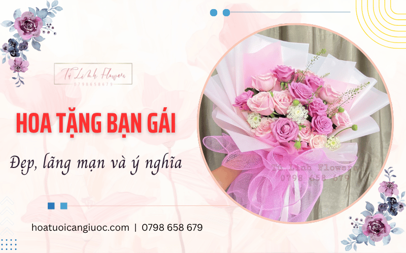 hoa tặng bạn gái