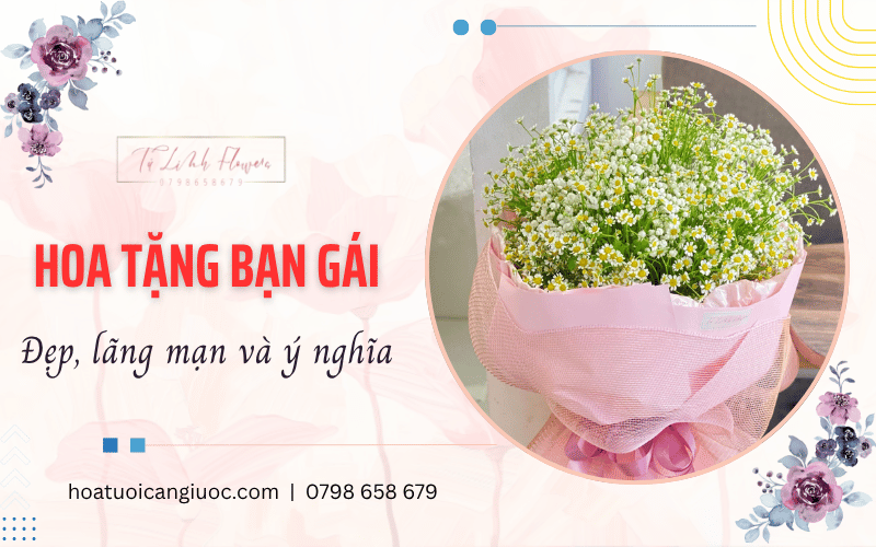 hoa tặng bạn gái