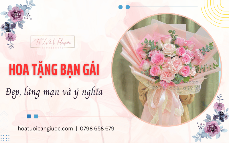 hoa tặng bạn gái