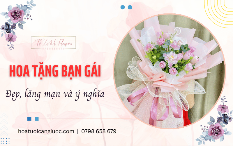 hoa tặng bạn gái
