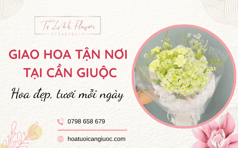 giao hoa tận nơi Cần Giuộc
