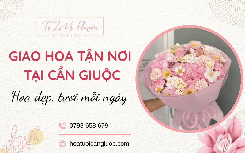 giao hoa tận nơi Cần Giuộc
