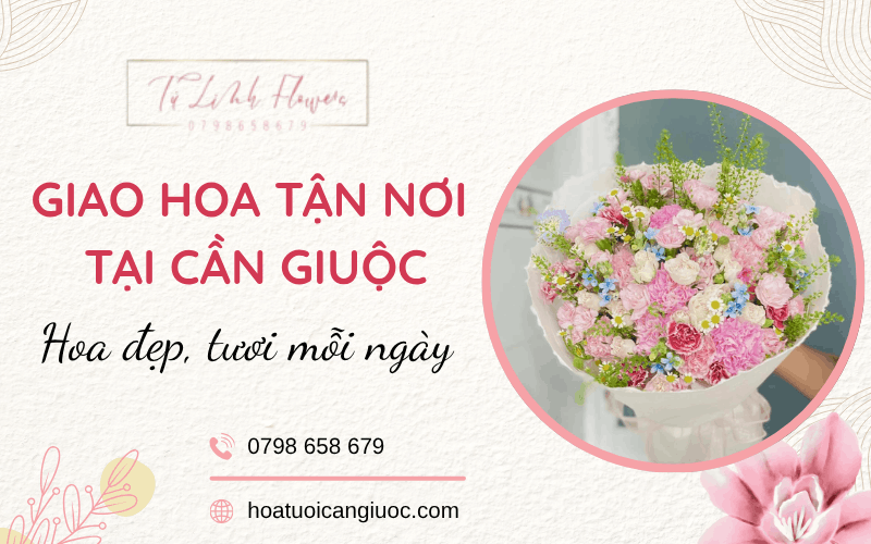 giao hoa tận nơi Cần Giuộc