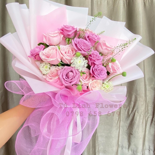 Hoa Tươi Tặng 20 Tháng 10 - Trắng