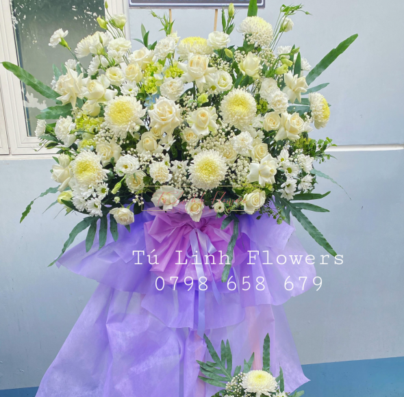 Vòng Hoa Đám Tang Giá Rẻ - Mua Hoa Đám Tang ở Long An